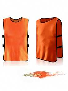 6 Pack Basketball Football Training Vest Racing Clothes Team Clothes Development Sports Clothes Advertising Vest Number Suitable For Children Adult/Football Bib/Scuffle Vest/Basketball Vest/Leisure Company Group Construction Dinner/Christmas/Halloween/Thanksgiving Day/Sanitation Worker's Work Clothes/Vest For Children And Teenagers Spring Tour