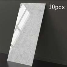 10/20 片现代白色大理石剥离粘贴瓷砖墙板 - 自粘乙烯基防溅板，适用于厨房和浴室，易配设计，23.62X11.81 英寸 - 彩色 - 查看 14