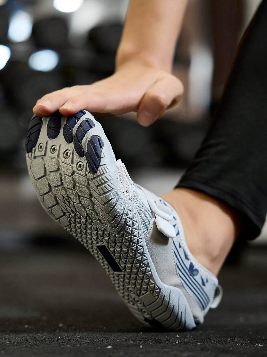 透气速干防滑摔跤鞋拳击鞋零落差鞋底 - 灰色 - 查看 1