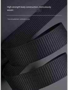 Cinto Automático de Náilon Masculino com Fivela de Liga de Ferro Quadrada, Cinto de Náilon Versátil com Fivela Automática para Estudantes Masculinos, Cinto de Vela de Náilon Respirável, Cinto de Náilon para Atividades ao Ar Livre para Jovens, Cinto de Fivela Trançada Respirável e da Moda para Esportes, Estilo Esportivo, Casual Outdoor, Treinamento Militar Estudantil, Cinto Trançado Durável, Adequado para Lazer de Verão para Jovens