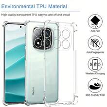 2 chiếc ốp lưng điện thoại trong suốt chống sốc, tương thích với nhiều loại điện thoại, ốp bảo vệ điện thoại, vỏ điện thoại, bao bảo vệ điện thoại, ốp lưng chống sốc trong suốt. - Vỏ đệm khí trong suốt - Xem 4