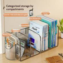 Acrylic Bookends, Transparent Bookshelves, Bookends, Desktop Storage Boxes, Office Document Racks, Student Book Storage Racks, Album Display Racks, Creative Storage