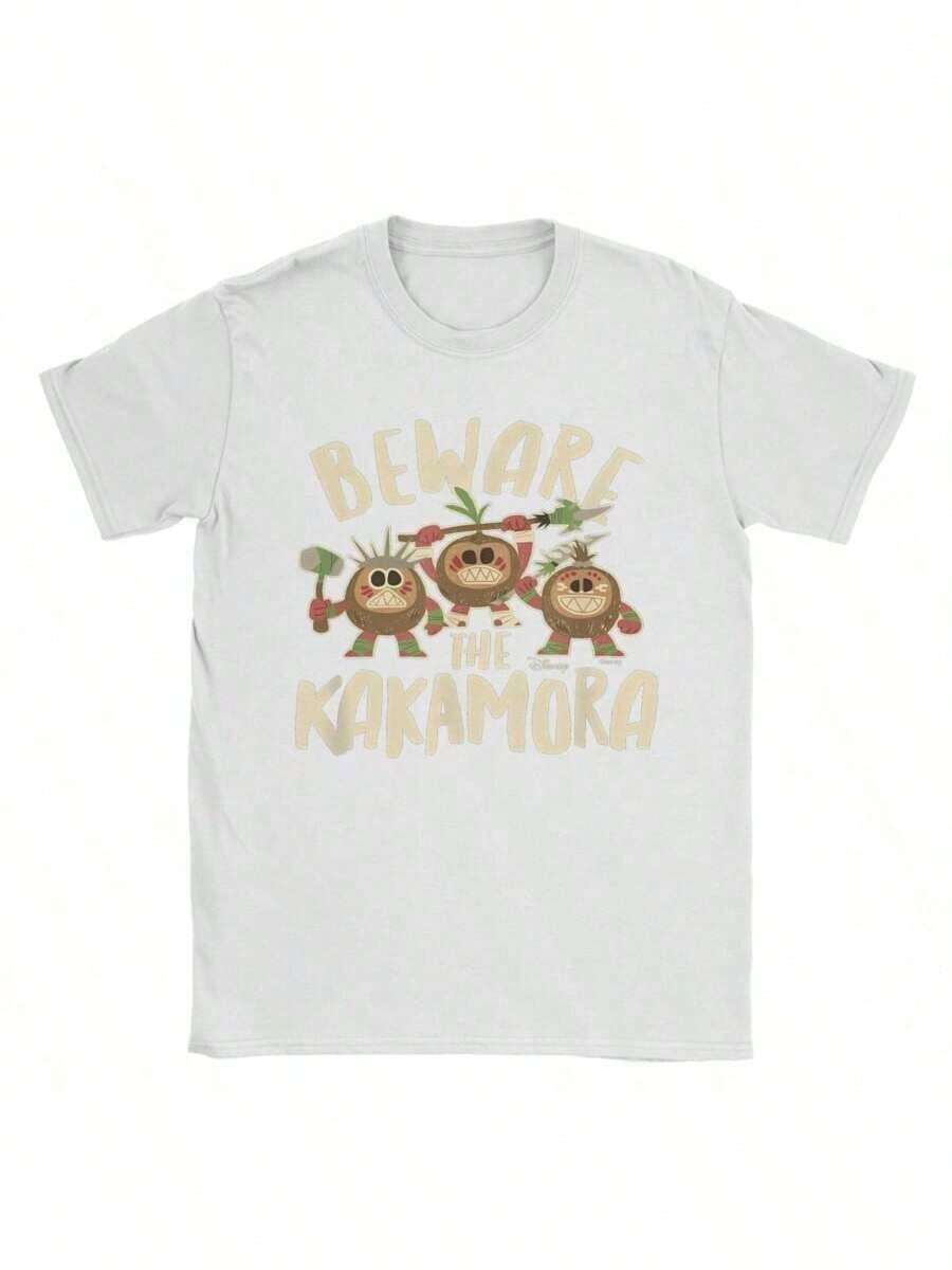 COOL SUMMER Moanas Beware The Kakamora Tee Shirt For Wowomen Wowowomen Gift Idea T Shirts Cotton Clothing - 白色 - 查看 1