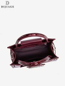 Bolso de noche de moda con diamantes, bolso de mano exquisito para damas, bolso con cuentas arqueadas, bandolera, estampado de cocodrilo, adecuado para cena/fiesta/viaje