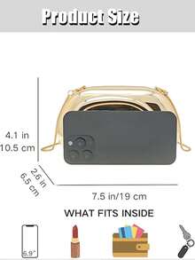 1 chiếc túi xách cầm tay kiểu hộp kim loại cổ điển, túi dự tiệc, túi đeo vai dự tiệc trang trọng, túi đựng váy dạ hội, túi dự tiệc khiêu vũ, túi cưới màu vàng, túi cô dâu, túi đeo chéo vai có dây xích dành cho nữ, túi dự tiệc, hoàn hảo cho tiệc cưới, dạ hội, tiệc tối/tiệc chiêu đãi, phối cùng váy dự tiệc ngày lễ, váy dạ hội và váy đính sequin. - Vàng - Xem 10