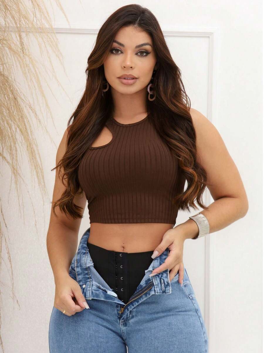 Women Jeans - 淺色水洗藍 - 查看 1