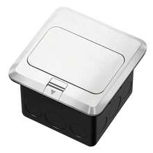 contactos Para Piso Toma Corriente Para Piso Floor Outlet - Negro - Ver 7