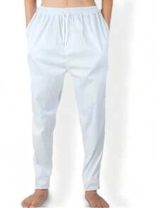 EPSCY Pajama Pants For Men - Relax In Style Lounge Pant – Breathable Sleep Pant With Drawstring And Pocketshalloween - trắng - Xem 1