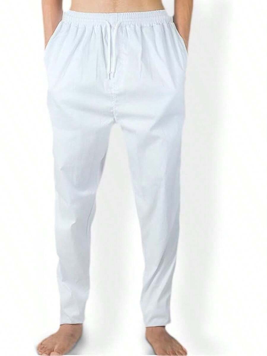 EPSCY Pajama Pants For Men - Relax In Style Lounge Pant – Breathable Sleep Pant With Drawstring And Pocketshalloween - trắng - Xem 1