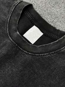 Vintage Vintage Style, Tito's Vodka Enthusiast, Leopard Print Elements, SHOW ME YOU TITOS Humorous Text Memes, Washed Double-Sided Printed Vintage T-Shirt..…. Retro Loose T-Shirt, Men's Casual Style T-Shirt, Machine Washable And Washable Old T-Shirt; Cool Design Pattern T-Shirt, Durable And Comfortable Fabric, Street Fashion Sense, A Must-Have For Street Style Enthusiasts, Top-Level Sportswear, Suitable For Daily Commuting, Dating, Leisure Matching, Suitable For Holiday Gift Giving, The First Choice For Gift Giving. - Black - View 2