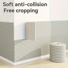 1pc Set Cycleader Soft Edge Wall Paper, 3D Texture, Removable, Waterproof, Easy To Clean, For Corner, Desk, Wall Protection