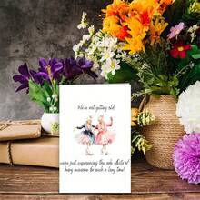 有趣的生日賀卡,適用於任何人,慶祝特別時刻的理想禮物,適用於男人、女人和非二元個體,令人感動的感激之情 - 紅色 - 查看 9