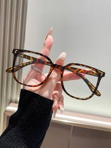 1/3 Pairs Square Full-Frame Non-Prescription Computer Glasses, Fashion Accessory, Suitable For Daily Wear, Parties And Streetwear - Multicolor - View 17