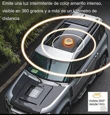 6 V16, Baliza de emergencia, luz de emergencia, DGT 3.0, baliza homologada y conectada a DGT 3.0, con geolocalización.