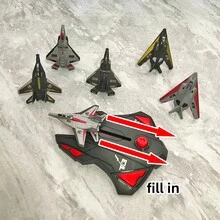 6pcs Launching Fighter Plane Toy, Simple Shooting Toy Plane, Outdoor Entertainment, Christmas Gift - Multicolor - View 8