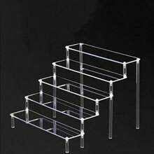 Cupcake Display Stand Acrylic Display Risers Perfume Stand Shelf & Versatile Cupcake Stand Holder Clear Acrylic Shelf Risers For Display Stands For Food, Tabletop UseOrganizer Figures Cup Cake Dessert Shelves For Party For Decoration And Organizer Mother's Day Graduation - Clear - View 11