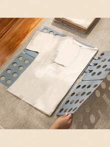 1 件衬衫折叠板，T 恤折叠板，T 恤文件夹，衣服折叠板，塑料洗衣文件夹，方便快捷，适合成人和儿童折叠衣服，春季，简单，夏季衬衫 - 彩色 - 查看 2