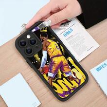 Creativo - Patrón de estrella de baloncesto de graffiti fresco y moderno de verano - Funda impresa con UV adecuada para iPhone 16/15/14/13/12/11 XS XR X 7 8 Plus Pro Max - Carcasa suave de TPU negra, proporcionando protección a prueba de golpes (regalo de cumpleaños, Pascua, días festivos, para amigos, familia, novia) - Mezcla de colores - Ver 4