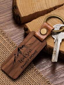 1/5/10/20/50 chiếc Móc khóa gỗ cá nhân hóa khắc chữ/logo, Móc khóa gỗ khắc tên, Quà tặng tiệc cưới, Quà tặng phù dâu, Quà tặng Ngày của Cha, Ngày của Mẹ, Quà tặng Halloween, Quà sinh nhật hoặc kỷ niệm cho phái nữ, Quà tặng cho bố mẹ, Phụ kiện tiệc tùng, Dễ dàng lắp đặt - Nhiều màu - Xem 6