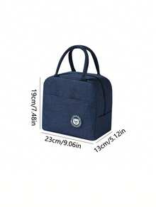 1 Stück/2 Stücke isolierte Lunch Tasche, thermische Mahlzeiten Tragetasche, dicke wasserdichte Handtasche für Büromitarbeiter, Studenten, Picknick, Outdoor Nutzung