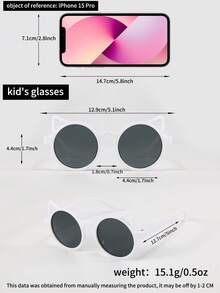 4pcs Kids Eyeglasses Set, Retro Fashionable Y2K Novelty Decorative Glasses, Suitable For Boys And Girls Daily Matching, Graduation/Back To School/Valentine's Day Gift