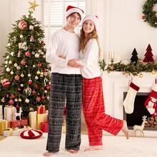 Mens Pajama Pants Soft Flannel Fleece Pajama Bottoms Sleep & Lounge Pants With Pockets And Drawstringhalloween - Fair Island Grey - View 8