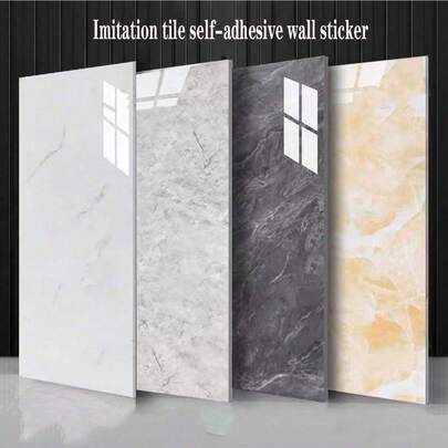 10/20-Piece Modern White Marble Peel & Stick Tile Wall Panels - Self-Adhesive Vinyl Backsplash For Kitchen & Bathroom, Easy Match Design, 23.62X11.81 Inches