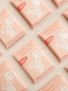 100/50/20/10 片/包，10 片/包一次性水溶性便携式马桶座套，方便旅行和商务出行，马桶座套，飞机旅行、露营、浴室用品必备配件 - 彩色 - 查看 10