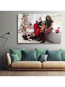 【个性化帆布画】1幅定制照片帆布画(含框)| 家庭合影、婚礼、旅行主题墙画 - 帆布包裹,易于悬挂 - 适用于客厅、卧室、办公室装饰 - 无需用电 - 完美的家居装饰礼物,营造温馨氛围,经久耐用,是送给新婚夫妇的理想之选,也是客厅家居装饰的完美点缀 - 彩色 - 查看 7