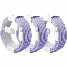 60W Type C To Type C Cable, 1-2pcs Compatible With Iphone 16/15 Fast Charging Cable USB-C To USBC Power Cord Compatible With Iphone 16/15 Pro Plus Pro Max IPad/IPad Pro 12.9/11, Compatible With Samsung Galaxy S25 S24 S23 S22 S21 S20 Ultra S10(White)