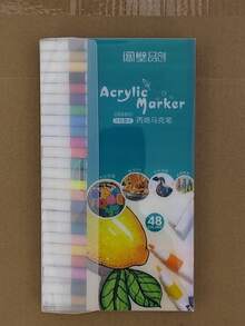 80 Color Large Capacity Acrylic Marker With Soft Tip, Suitable For Beginners To Draw,Birthday Presents For Friends, School Drawings, Back To School,Christmas Gifts,School Supplies,Art Supplies,Stationery - Multicolor - View 12