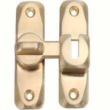 重型谷仓门锁 - 无需钻孔安装，90/180 度锌合金折叠锁，适用于滑动门、橱柜、谷仓、车库 - 易于安装，适用于家庭和商业用途的安全门锁 - 彩色 - 查看 15