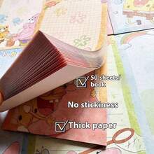 SpongeBob SquarePants 1pc SpongeBob & Patrick Long Memo Pad, Non-Sticky Cartoon Cute Student Notebook, Back To School, Perfect Party And Holiday Gift (Random Style) - Multicolor - View 5