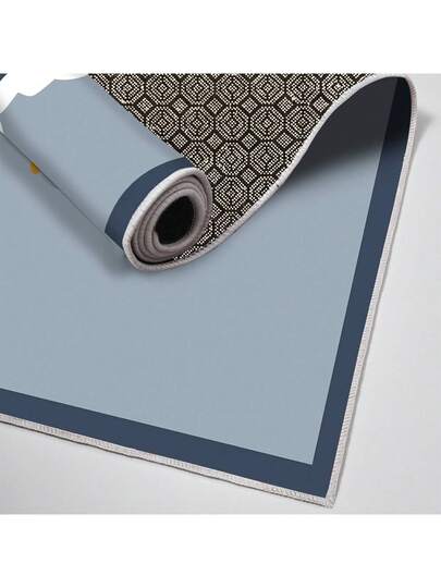 MADE IN TURKEY Pearl Digital Non Slip Printed Turkish Vloerkleed AL4016 Zachte Touch, Washable Tapijt Felt Backing Moderne ative Vloer Mat, Living Room, Bedroom, Bathroom, Hallway Or Entryway Available In Many Sizes Quick Drying, Highly Absorbent, Soft, Com Tafel Both Indoor Outdoor view 6