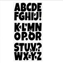 Handgeschriebene Buchstaben Aufkleber (3er Pack Set) DIY Aufkleber mit 7,6 cm Schriftgröße wiederverwendbar, geeignet zum Erstellen von Wörtern, Slogans und verschiedenen DIY-Bedürfnissen, ideal für Einschulung, Geburtstagsfeiern, Schlafzimmer-Dekoration, Büro-Dekoration und Feste