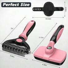 - Kit de aseo profesional para mascotas3 herramientas de aseo para mascotas seleccionadas por amantes de los perros, que pueden satisfacer todas las necesidades diarias de aseo de las mascota - Rojo Negro - Ver 8