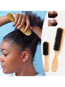 1 pièce Peigne à frange pour femmes, brosse à barbe pour hommes, brosse à cheveux, peigne à cheveux, peigne à frange, brosse de contour, brosse volumisante. Peigne anti-statique pour cheveux, outils de coiffure pour le cuir chevelu