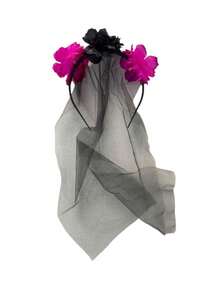 Disfraz De Catrina Niña - Vestido Calavera para Día De Muertos y Halloween - Negro - Ver 5