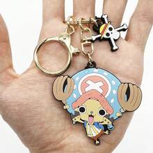 ONE PIECE Fish-Man Island Saga Blind Box PVC Keychain, Anime Luffy Zoro Sanji Brook Franky Chopper Usopp Robin Ace Straw Hat Pirates Collectible Bag Charm