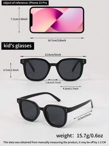 4pcs Kids Eyeglasses Set, Retro Fashionable Y2K Novelty Decorative Glasses, Suitable For Boys And Girls Daily Matching, Graduation/Back To School/Valentine's Day Gift