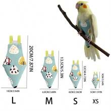 1pc Improved Bird Diaper With Waterproof Design, Easy To Clean, Long-Tailed Parrot Leash + Bird Clothes