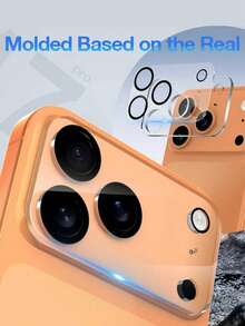 4 pezzi Pellicola protettiva per lenti compatibile con modelli Apple 1:1 3D, adatta per 11/12/13Pro Msx/14pro Max/15pao Ma/16/16pro/16plus/16pro Max/16e/17/17 Air/17 Pro/17 Pro Max intera serie, antigraffio, antiurto, applicabile per protezione quotidiana, ufficio, fotocamera del telefono domestico, impermeabile, antiurto, resistente ai graffi