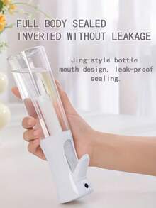 1pc Press Spray Bottle Continuous High Pressure Toner Emulsion Essence Bottled Ultra-Fine Atomized Disinfection Sprayer Hair Spray