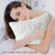 EstiloTendenciaGenéRico 2 Fundas De Almohada De OtoñO,Funda De Almohada De Calabaza De Halloween,Funda De Cojines Cuadradas-Para OtoñO, AccióN De Gracias Para Sofá Y DecoracióN Del Hogar (MarróN)Calidad PremiumVersióN Mejorada - Blanco - Ver 6