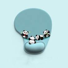 Ergonomic Mouse Pad With Wrist Rest - Soft Memory Foam, Non-Slip Silicone Base, Comfortable For Long Computer Work, Desktop Accessory