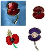 Auf dass wir nicht vergessen 2025 Mohn Anstecknadel UK Gedenk-Abzeichen