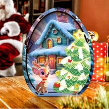 LaoJieYuan 2026 New Style Christmas Desktop Diamond Art Kits 5D DIY Diamond Art Tabletop Decorations Kit Creative 3D Santa Claus Gift For Home Decor Diy Crafts Diamond Art Painting Diamond Painting Diamond Art Diamond Art Painting Christmas Decorations Halloween Decorations Diamond Art Accessories Craft Supplies Bedroom Decor