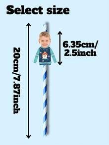 Pajitas personalizadas con foto, pajitas de beber personalizadas, para fiestas, cumpleaños, regalos, para amigos, mejor amiga, pareja, regalo personalizado, idea de pajita con foto personalizada, regalo novedoso y divertido, para ella, él, mejor amigo, cumpleaños, aniversario, regalo único y sorpresa, para suministros de fiesta de amigos, artículo novedoso y divertido - Multicolor - Ver 3