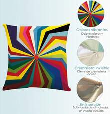 HomeChi Fundas de Almohada, Juego de 4 Fundas de Almohada con Patrón Decorativo Geométrico, Funda de Cojín Funda de Almohada de Lino de Algodón Suave para Sofá Sala de Estar Decoración del Hogar - C - Ver 4