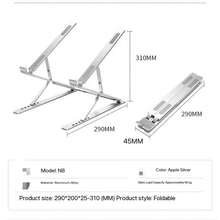 New N8 Laptop Stand, Aluminum Alloy Portable Desktop Computer Holder, Foldable Suspended Dual-Layer Stand, Sturdy Support For Laptop - Multicolor - View 11